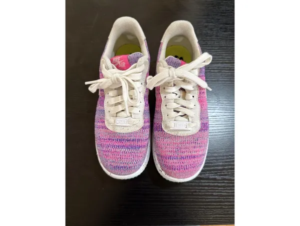 Size US 6.5 Women’s Nike Air Force 1 Crater Flyknit Fuchsia Glow Pink - Image 10