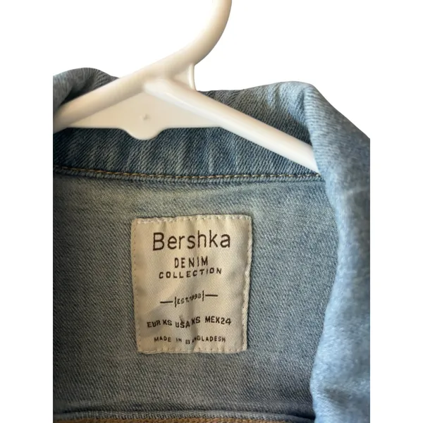 Bershka Denin Collection Jean Jacket Size XS - Image 4