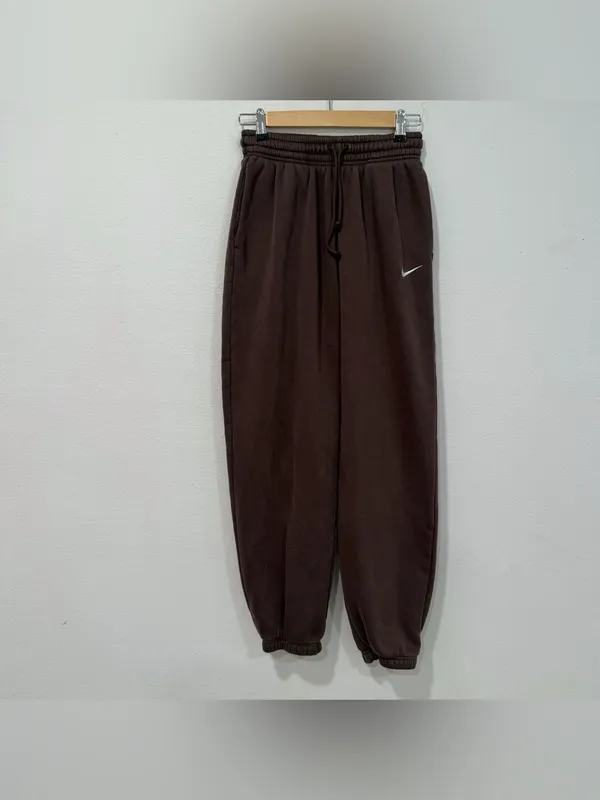 Nike Brown Mid-Rise Sweatpant Joggers XS - Image 2