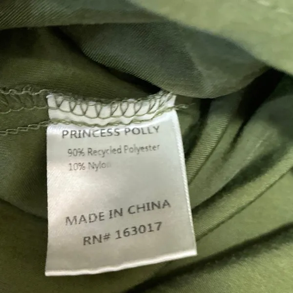 Princess Polly Women's Green Sleeveless Cami Camisole Cropped Tank Top Size 6 - Image 4
