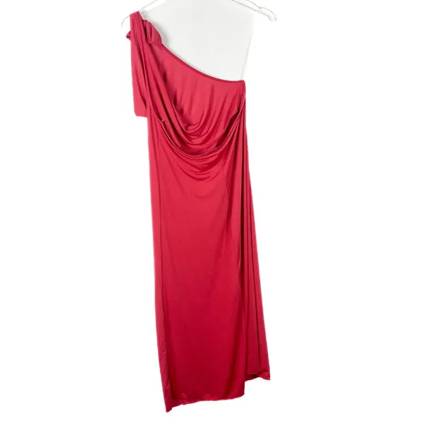 NWT Sincerely Jules One Shoulder Tie Midi Dress Sleeveless Size XL NEW - Image 4