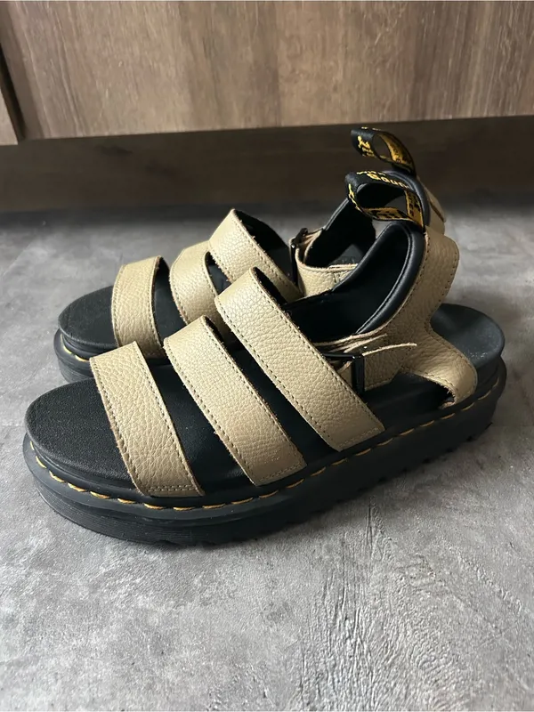 Dr. Martens Blaire Platform Shoe Gladiator Leather Sandals Women’s 8 - Image 4