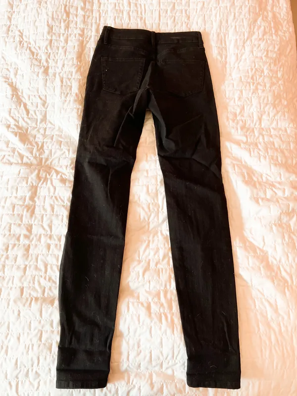 Wild Fable Highest Rise Skinny Black Distressed Jeans Size 00 - Image 2