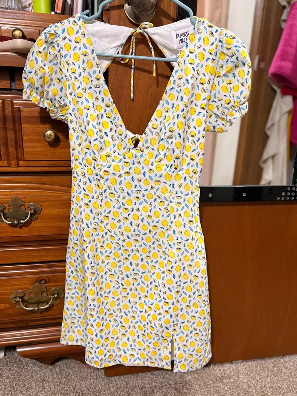 Princess Polly Lemon Dress - Image 3