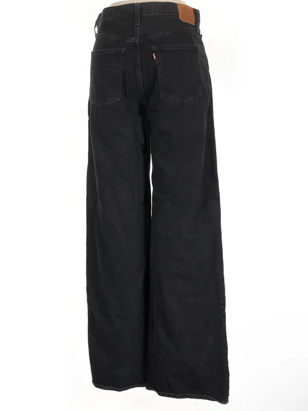 Levi’s Ribcage Wide Leg Black Size 32 Zipper Tall - Image 3