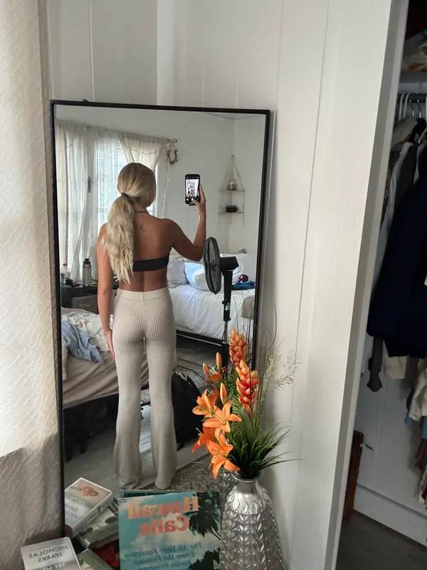Knit Croché Like Beach Pants - Image 2