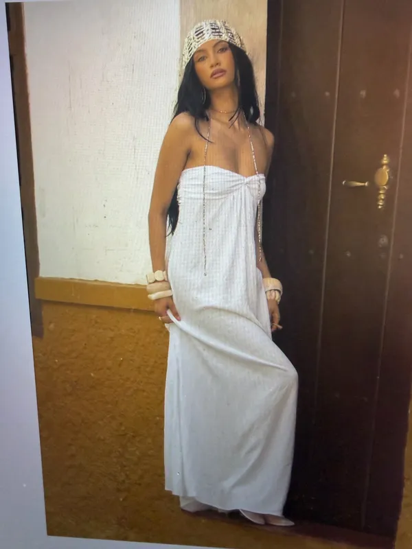 MUSERA maxi dress White Size XS - Image 6
