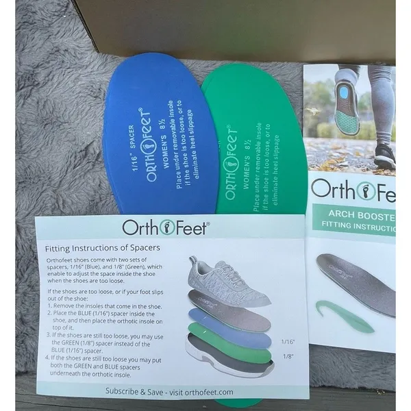 Orthofeet Women's Shoe 8.5 W Orthotic Insole & Arch Support Charlotte Clog S740 - Image 14