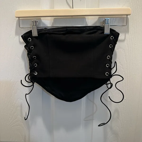 Princess Polly Black Lace-Up Corset - Image 2
