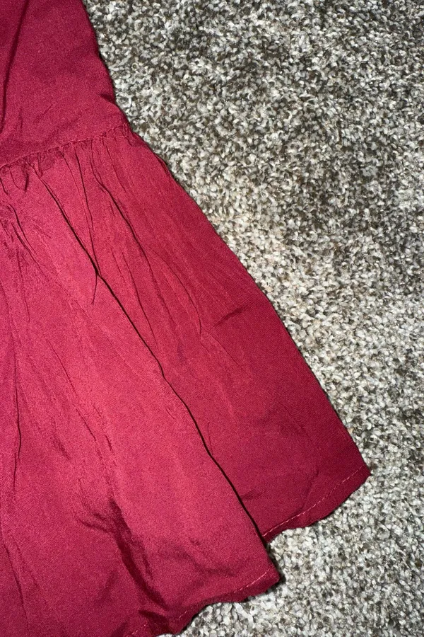 Urban Coco Red Tier Skirt - Image 5