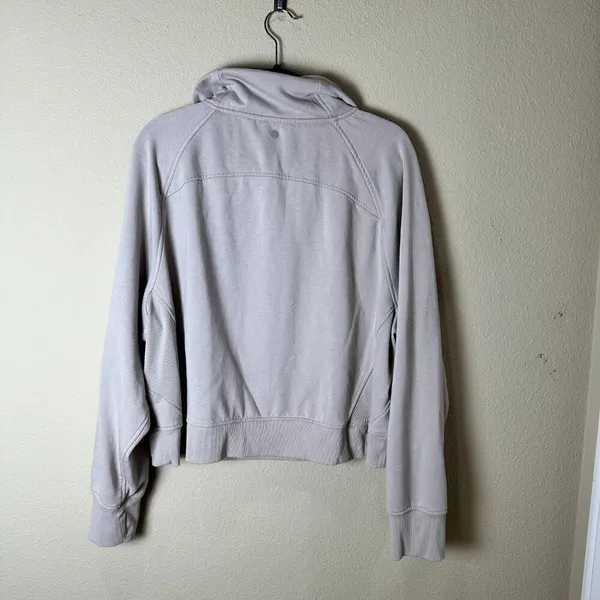 Danskin Cropped Quarter Zip Half Zip Sweatshirt Size XL Extra Large - Image 6