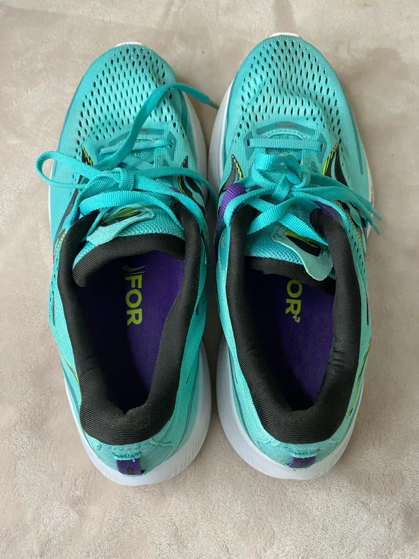 Saucony Ride 15 Women's Teal Running Shoes - Ride/Performance size 8 - Image 6