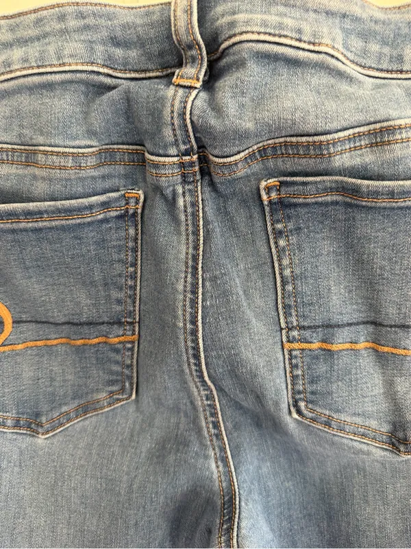 American Eagle Next Level Stretch Jegging Jeans Size 14 X-Long Medium Wash - Image 6