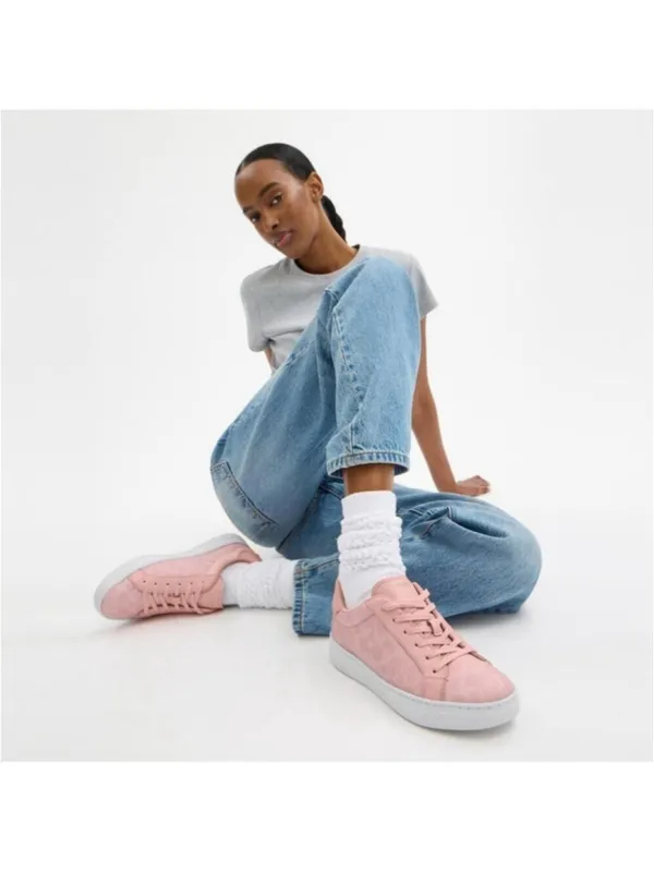 NEW Coach High Line CBT39 Powder Pink Signature Sneakers Size 6.5 NIB - Image 8