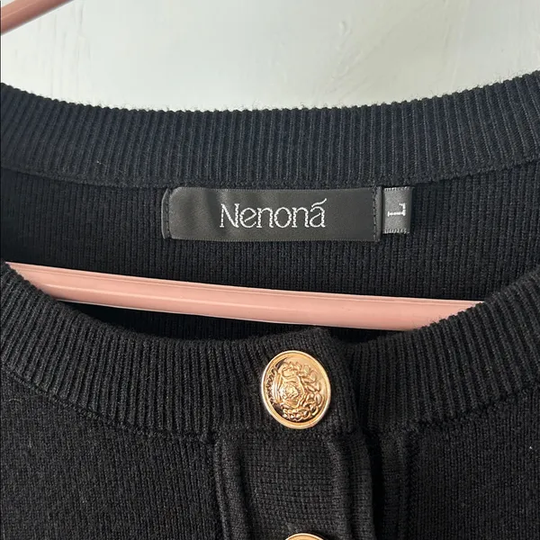 Black Long Sleeve Button - Image 7