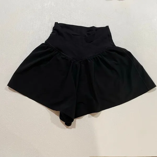 OFFLINE by Aerie Real Me Crossover Flowy Skort Black XXS Athletic - Image 2