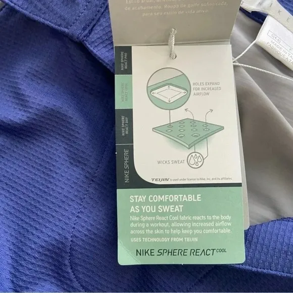 Nike‎ Golf Size Small NWT Nike Sphere React Cool - Image 6