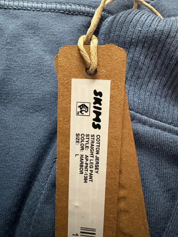Skims cotton jersey straight leg pant - Image 3