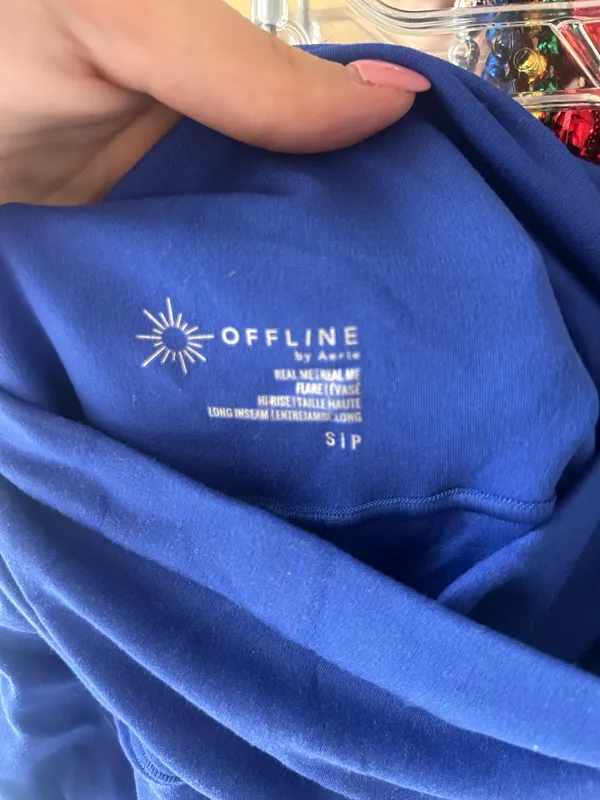 Aerie Flare Leggings Crossover OFFLINE by High-Waisted - Image 2