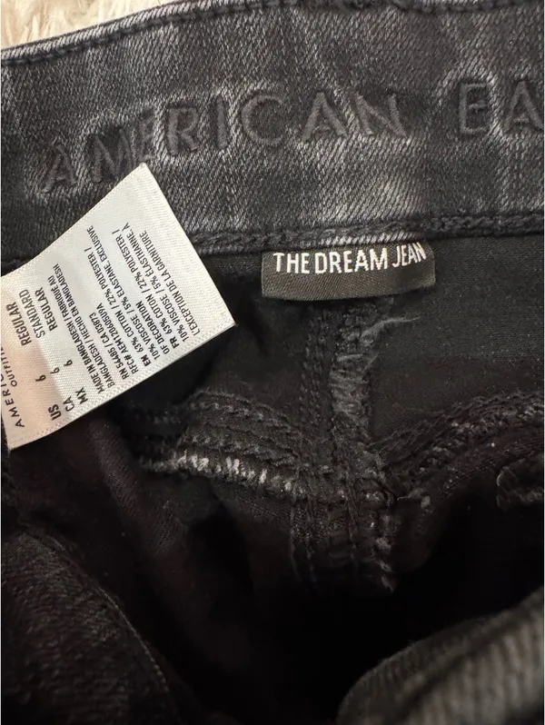 American Eagle Outfitters Jeans Black Skinny Ripped - Image 3