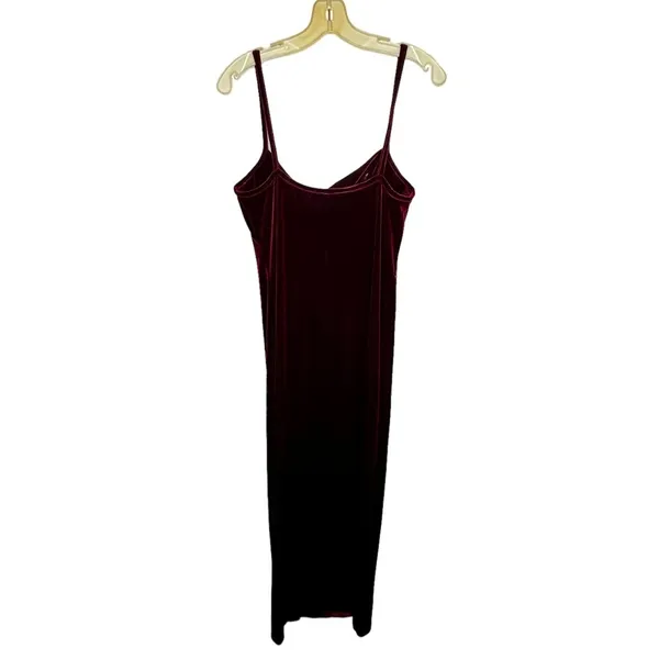 Vintage Teddi Evening Red‎ Velvet Long Dress - Image 7