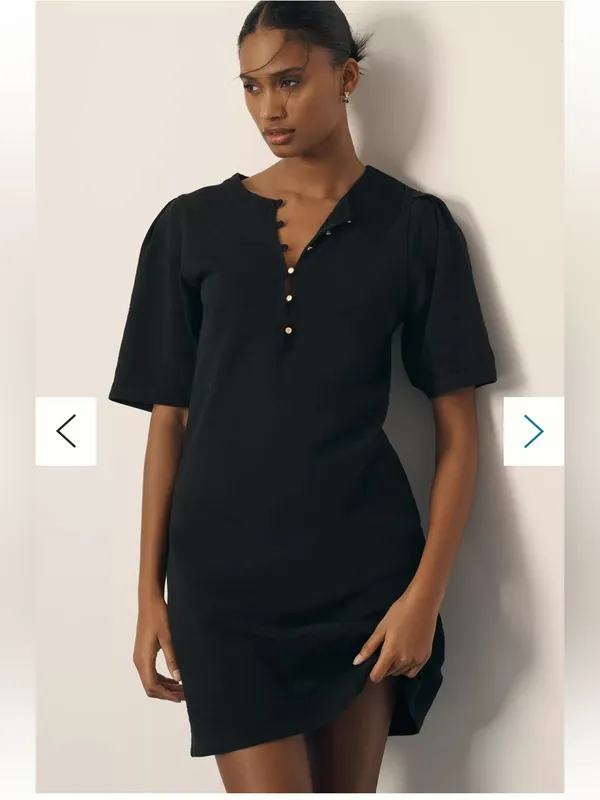 Nation LTD Sallie Mini Dress - Size Medium - Black - Image 3