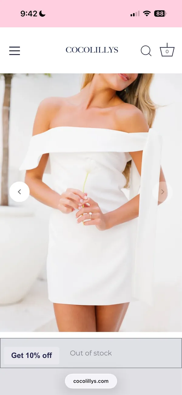Coco Lily White mini dress - Image 4
