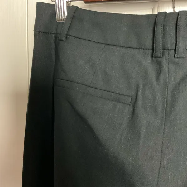 J. Crew Black Linen‎ Trouser Pants Size 4 Petite New - Image 4