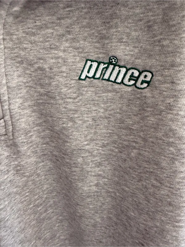 Prince‎ Pickleball Gray Cropped 1/4 Zip Sweatshirt Women's Large Tennis - Image 2