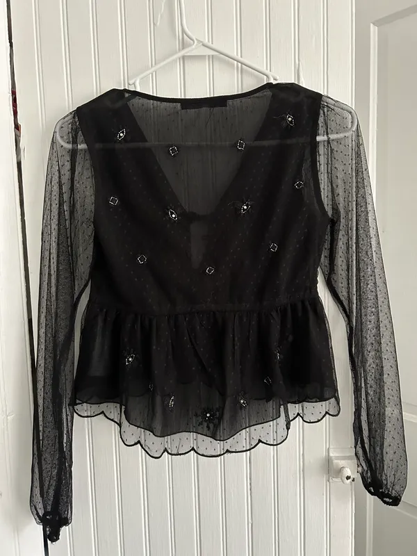 Abercrombie Black Blouse - Image 2