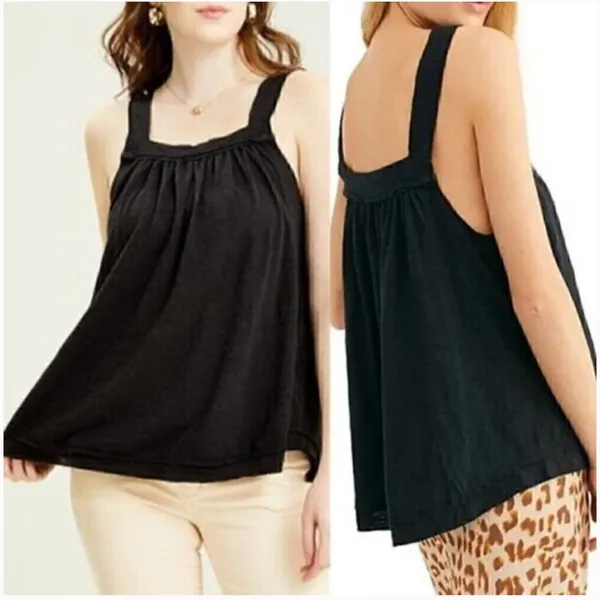 We The Free Good For You Slub Solid Tank Top - Black - Image 2