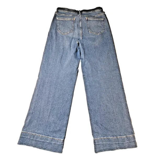 Kensie Vintage Luxe High Rise Flare Savannah Jeans Blue Denim Womens Size 10/30 - Image 7