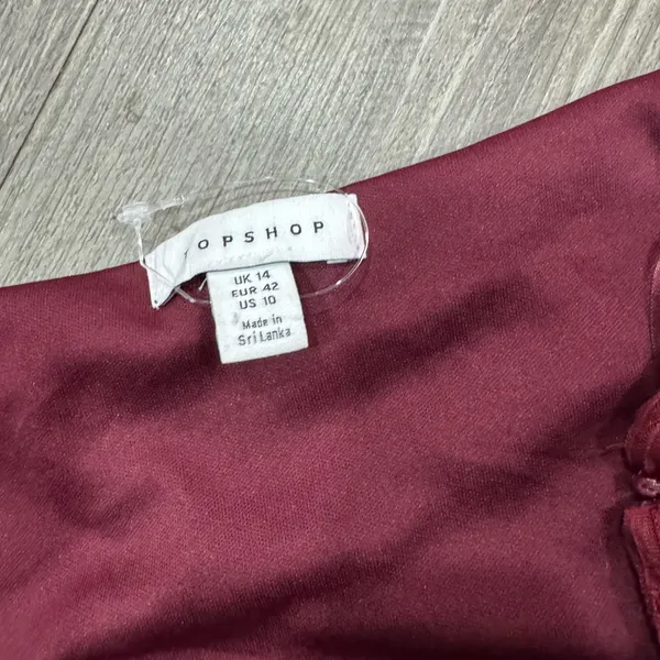 Topshop Deep Red Maxi Skirt - Image 12