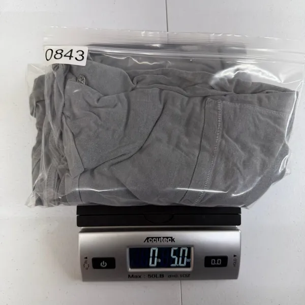 American Eagle gray soft & sexy lightweight stretch cropped pocket shirt small‎ - Image 7