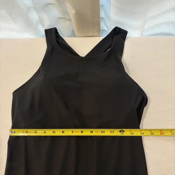 Etonic Active Flounce Hem Dress Women Large Black Golf Tennis Active W/‎ Bra - Image 7
