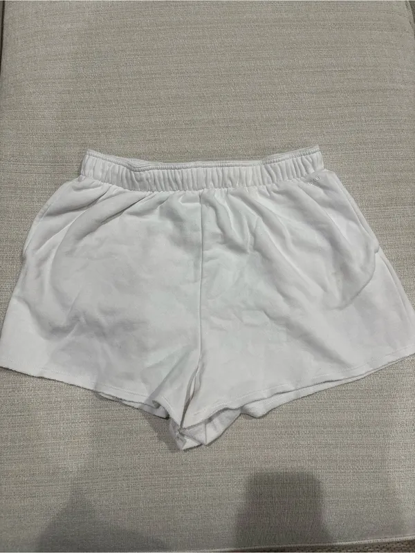DSG White Women's Athletic Lounge Shorts Size L - Image 2