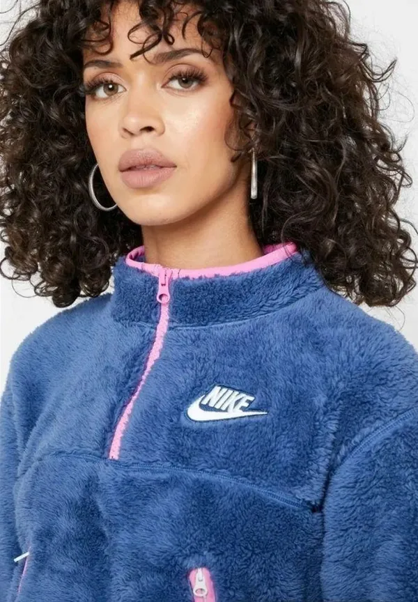 Nike SPORTSWEAR SHERPA PLUSH FLEECE ZIP CROP SWEATSHIRT SIZE 1X - Image 3