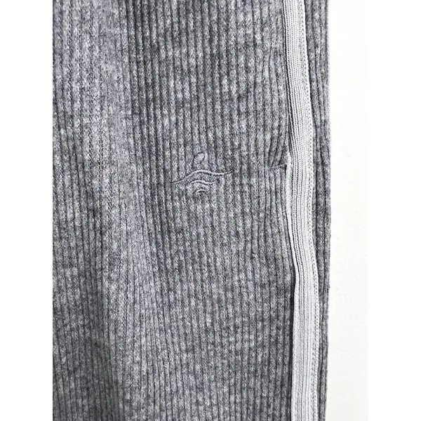 Halara Ribbed SoCinched High Waisted Tummy Control Drawstring Wide Leg Pant S Re - Image 10