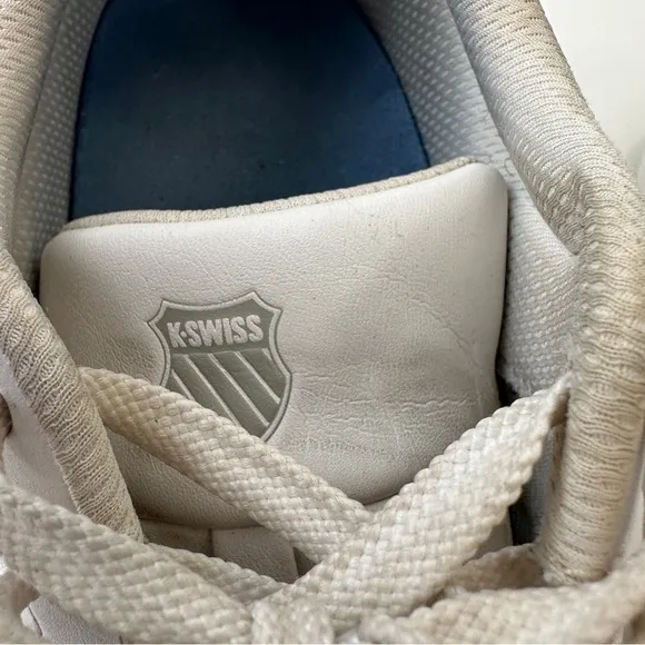 K-Swiss Classic Shoes Womens Size 5 White Tennis Low Vintage Sneakers UK‎ 4.5 - Image 9