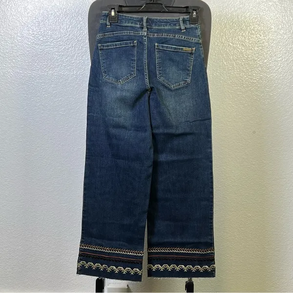G‎ by Giuliana Embroidery Jeans Blue Size 0 - Image 6