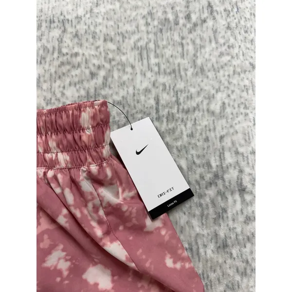 Nike‎ Dri-FIT Women XS Pink Tie Dye Cloud Wash Running Shorts HJ1096-699 NEW - Image 3