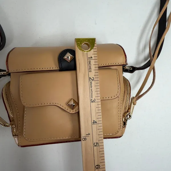 Rebecca Minkoff Craig Camera Crossbody Bag Studded Tassel Boho Chic Small - Image 13