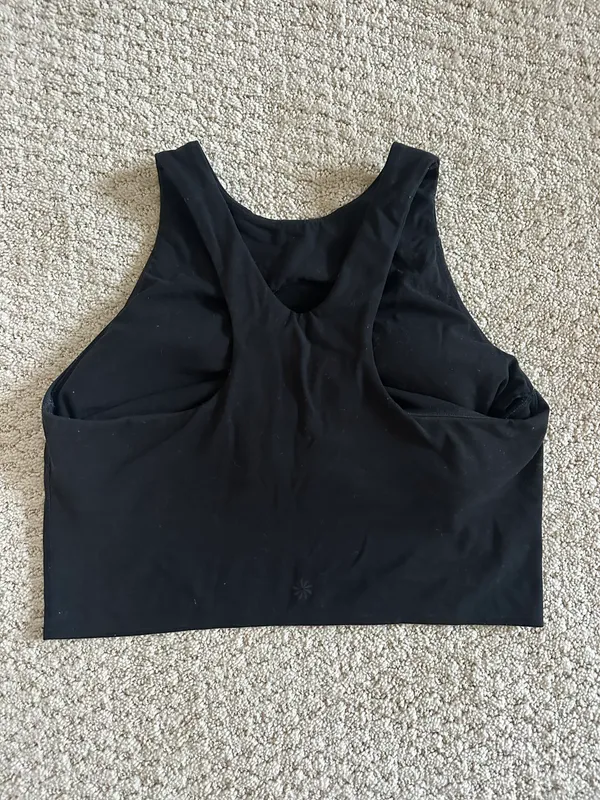 Athleta Conscious Crop Bra A-C in Black - Image 2