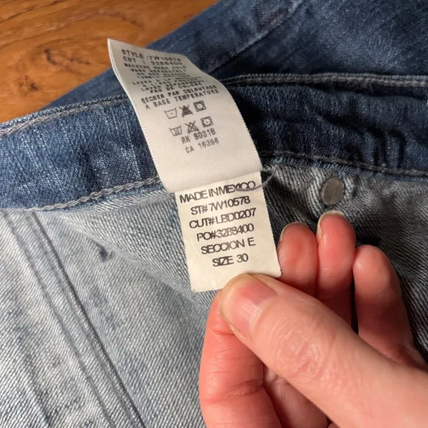 Y2K Lucky Brand Neopolitan Easy‎ Rider Faded Blue Jeans Womens 10/30 Bootcut - Image 11