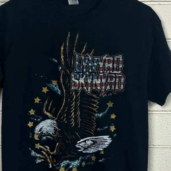 Lynyrd Skynyrd Black Band Tee size M - Image 4