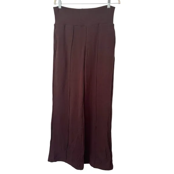 NWT OGL MaxWarm Tummy Warmer Pin Tuck Pull On Pants Size Medium Espresso Brown - Image 2