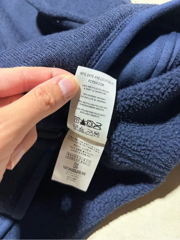 Patagonia Navy Blue better sweater Full-Zip Jacket large LOGO - Image 7