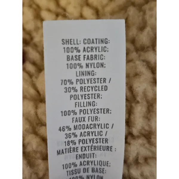 Aerie Womens Blue Quilted Oversized Puffer Coat Medium - Image 4