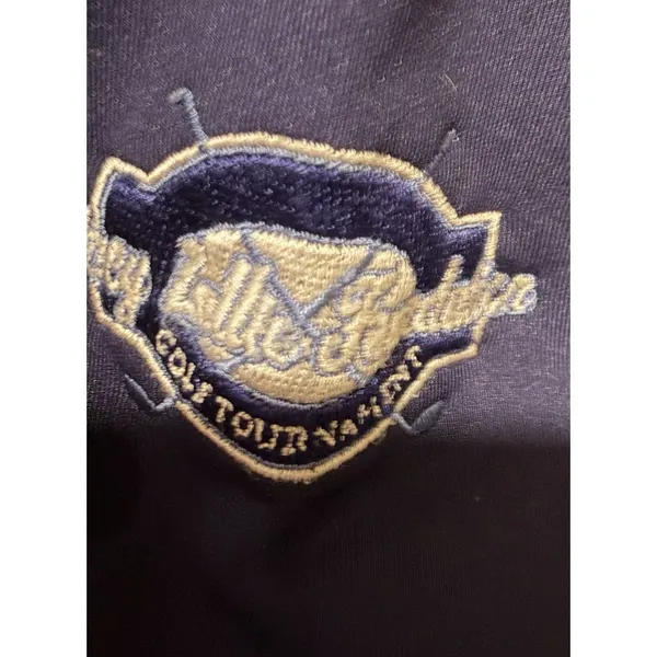 Donald Ross Quarter Zip Large Pullover Sweater Blue Golf Stretch - Image 4