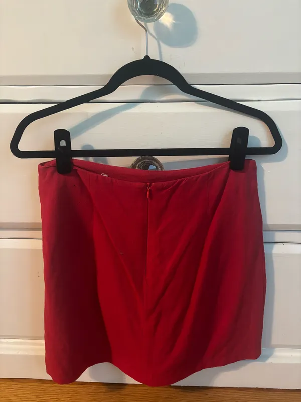 Red Floral Altar'd State Skirt - Image 2